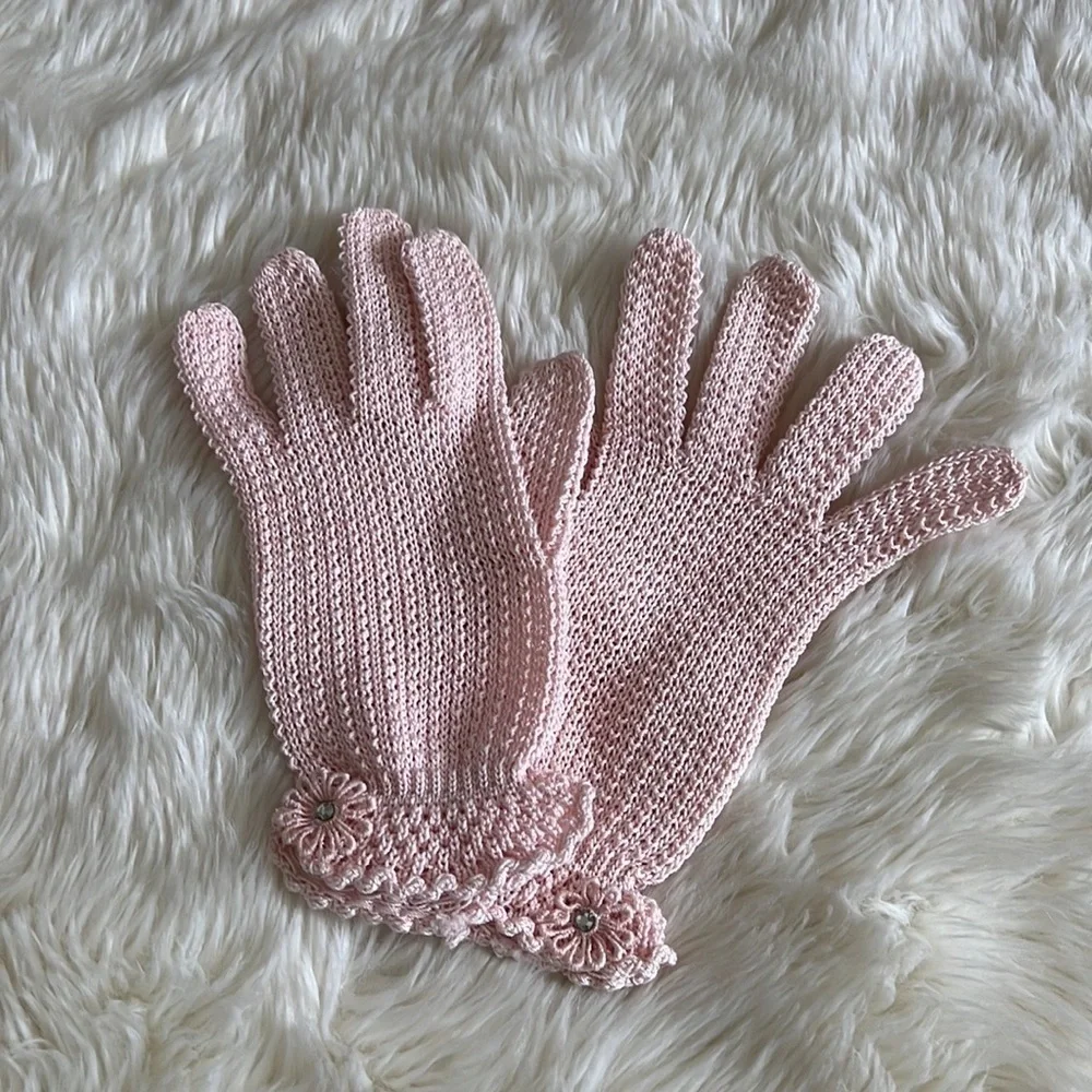 Vintage 60s Lace Gloves